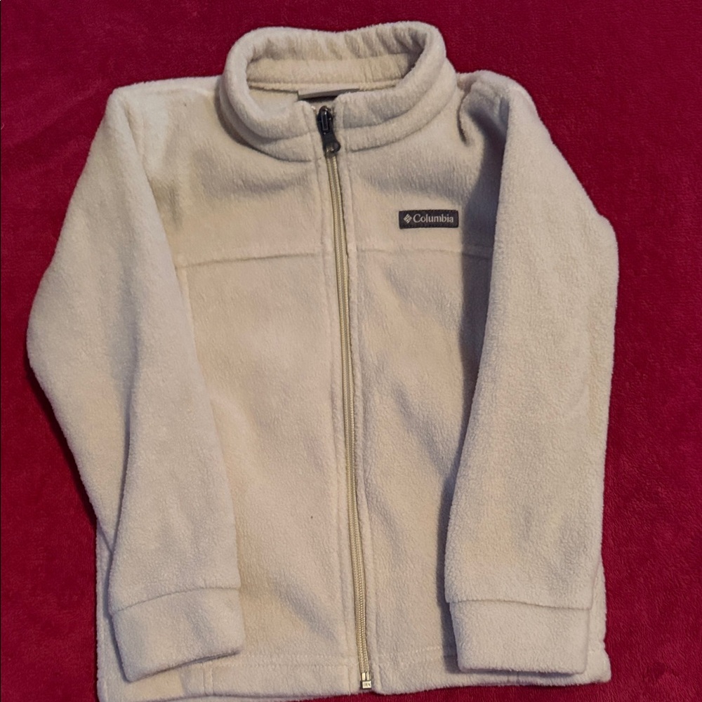 Columbia Off-White Fleece Jacket
